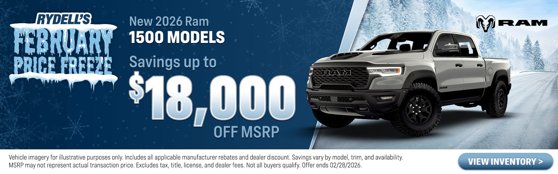  Up to $18,000 Off MSRP on Ram 1500s