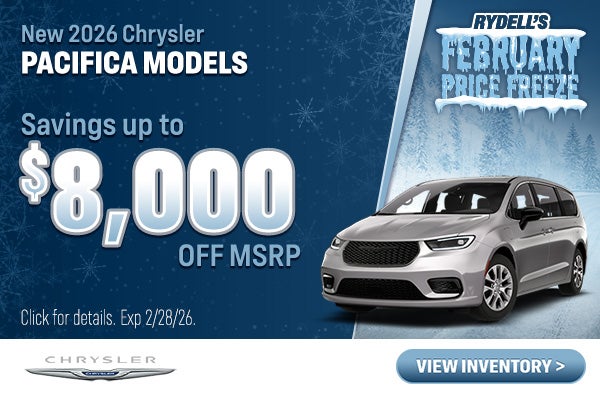  Up to $8,000 Off MSRP on Pacificas