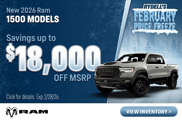  Up to $18,000 Off MSRP on Ram 1500s
