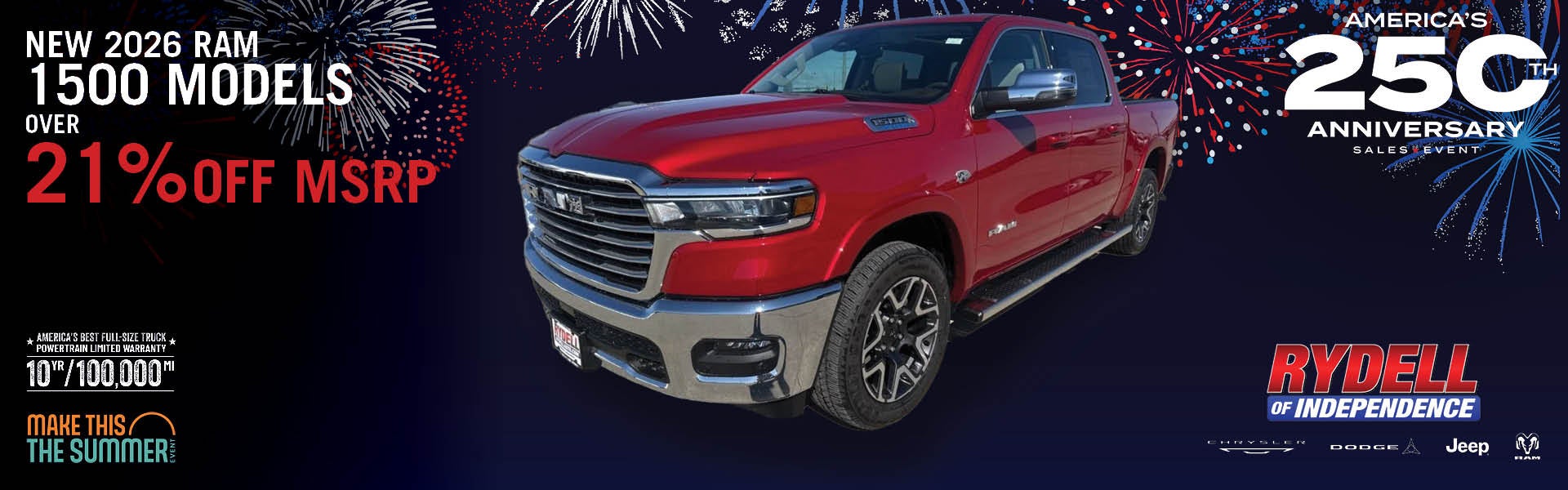 New 2026 RAM 1500 Models