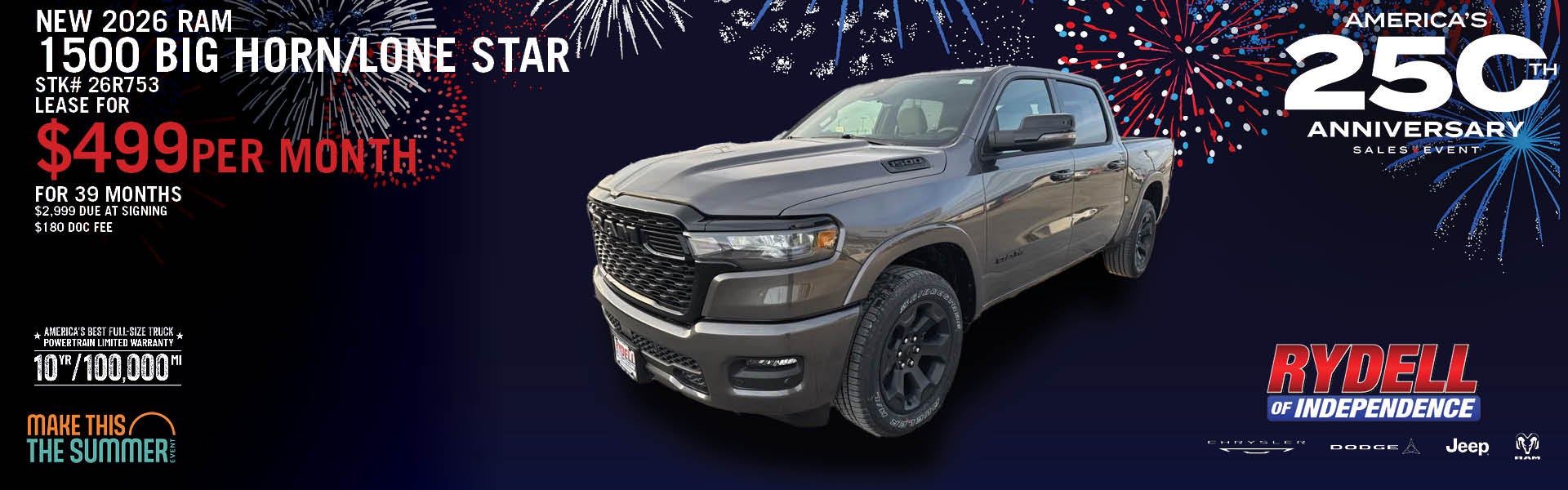 New 2026 Ram 1500 Big Horn/Lone Star