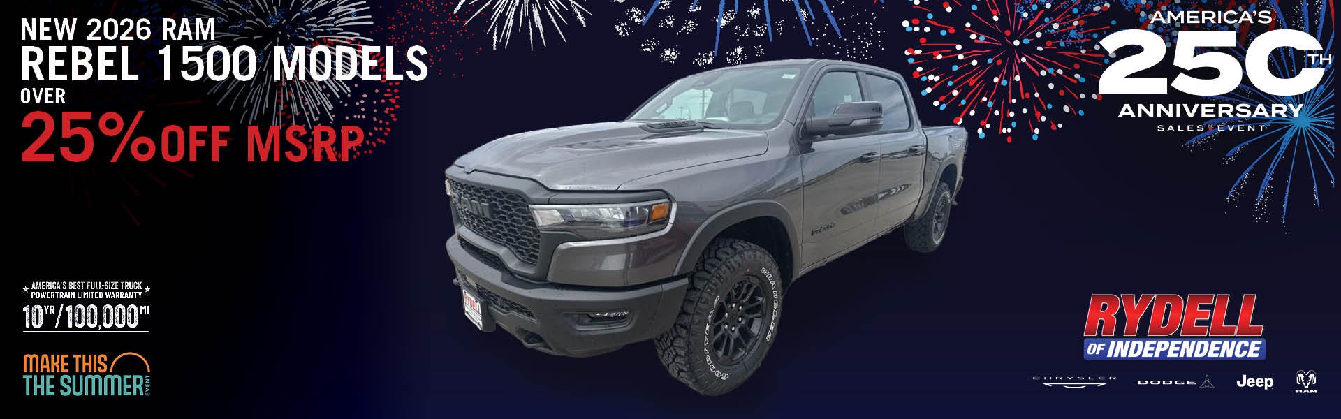 New 2026 RAM Rebel 1500 Models