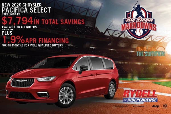New 2026 Chrysler Pacifica Select 