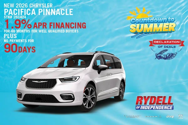 New 2026 Chrysler Pacifica Pinnacle