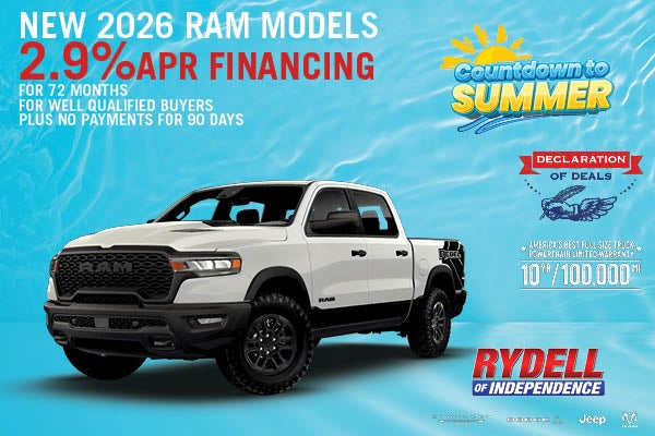 New 2026 Ram Models