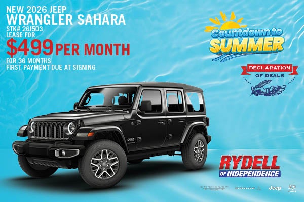 New 2026 Jeep Wrangler Sahara
