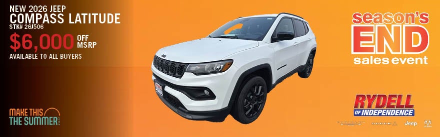 New 2026 Jeep Compass Latitude