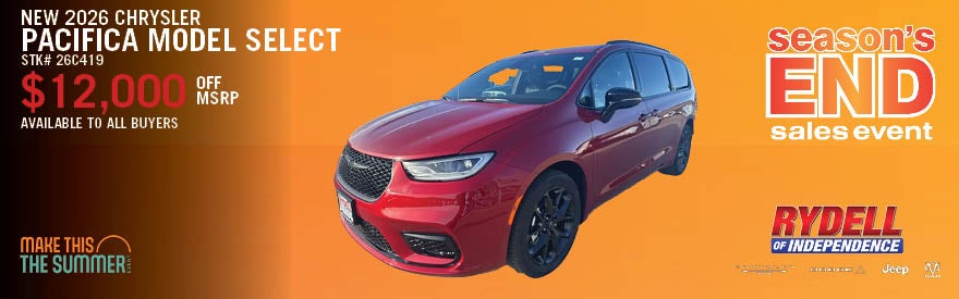 New 2026 Chrysler Pacifica Select