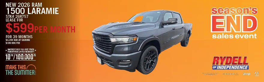 New 2026 Ram Laramie